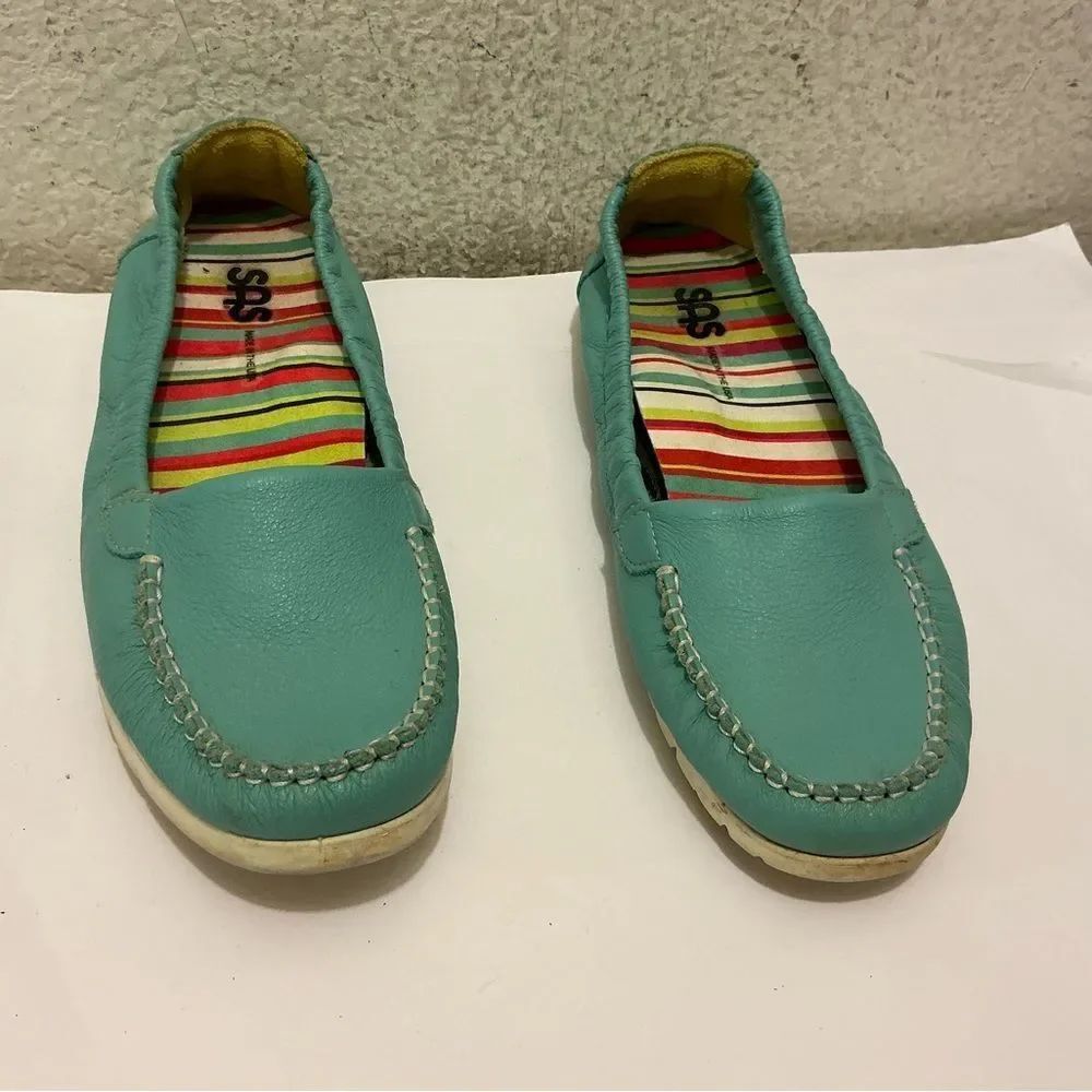 SAS Women's Aqua sunny slip Leather Loafers